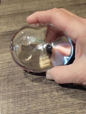 Galway Irish Crystal "Potatoe" Paperweight,EUC ! No Flaws/ RARE!